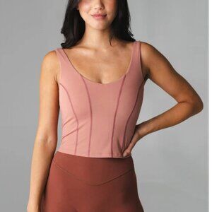 Cloud II™ Corset Tank - Terracotta Contrast